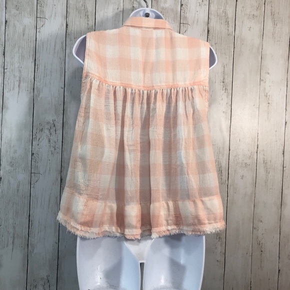 Free People Hey There Sunrise Button Down Top XS/S - Picture 2 of 8